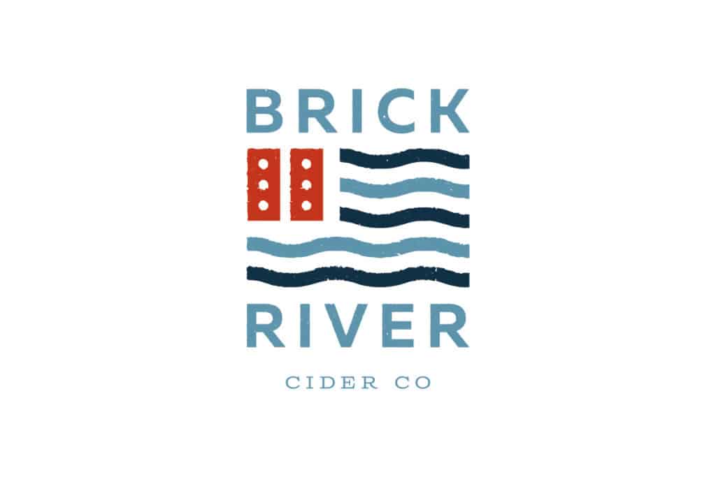 Brick River Cider Co naming and logo design