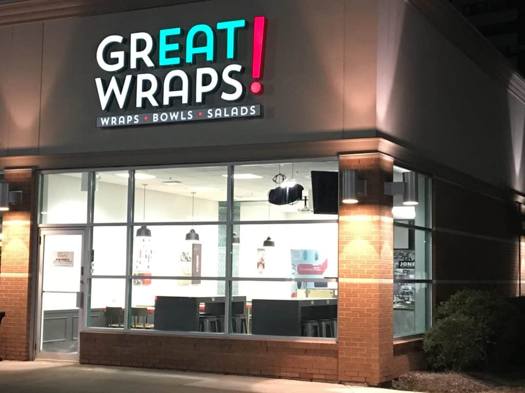 Great Wraps QSR restaurant rebranding and strategy