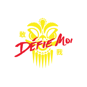 Defie Moi popup restaurant brand identity design