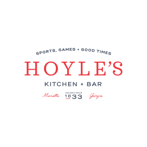 Hoyle's full service restaurant brand identity design