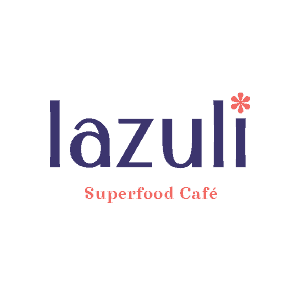 Lazuli superfood cafe brand identity design