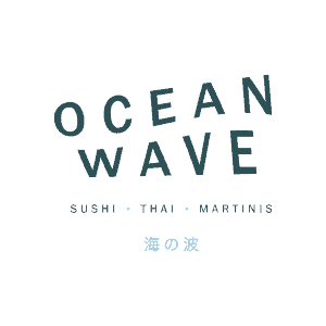 OceanWave sushi and thai restaurant brand identity design