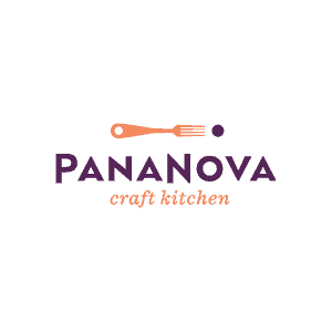 Pananova fast casual restaurant brand identity design