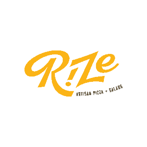 Rize Pizza brand identity design
