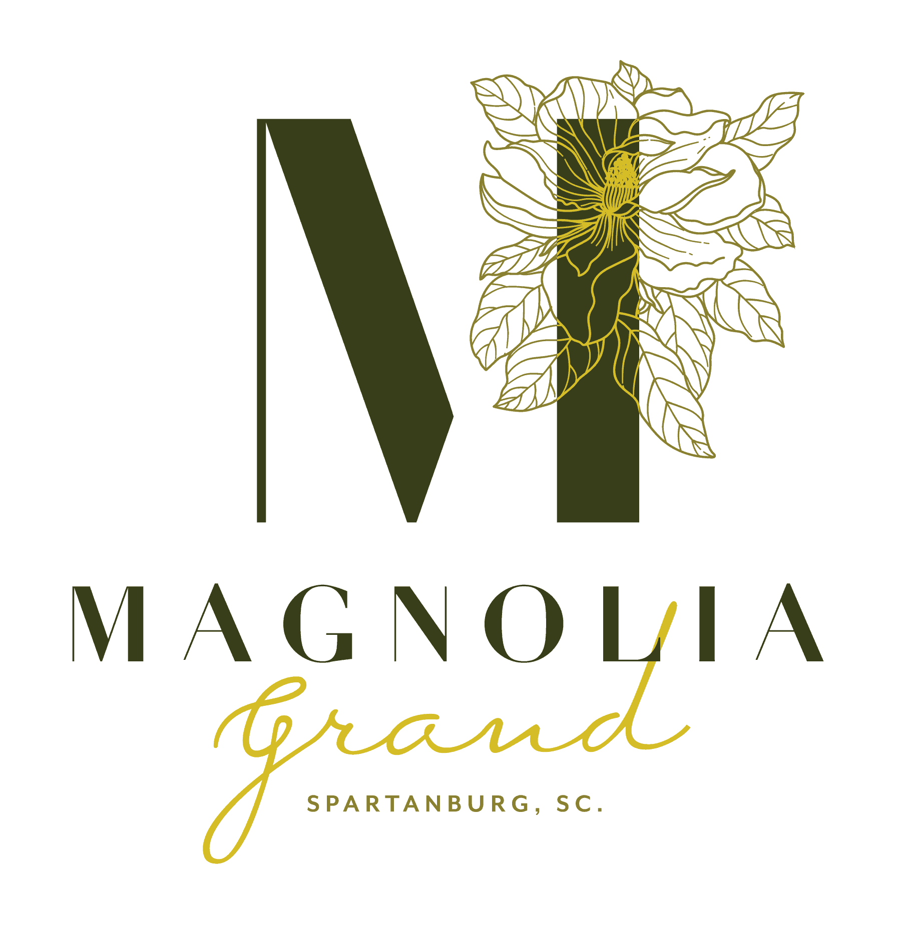 Magnolia Grand event space branding