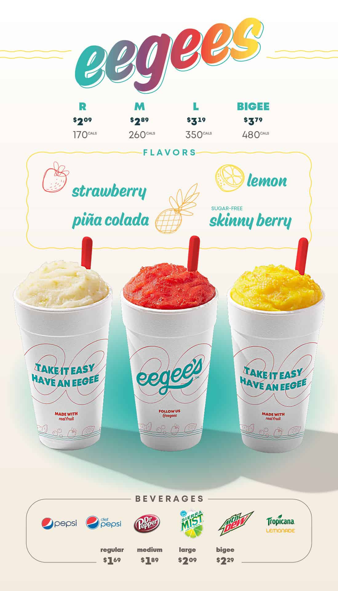 eegee's QSR quick serve restaurant rebranding design / Vigor