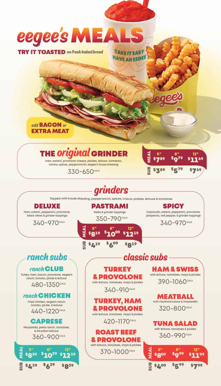 eegee's QSR quick serve restaurant rebranding design / Vigor