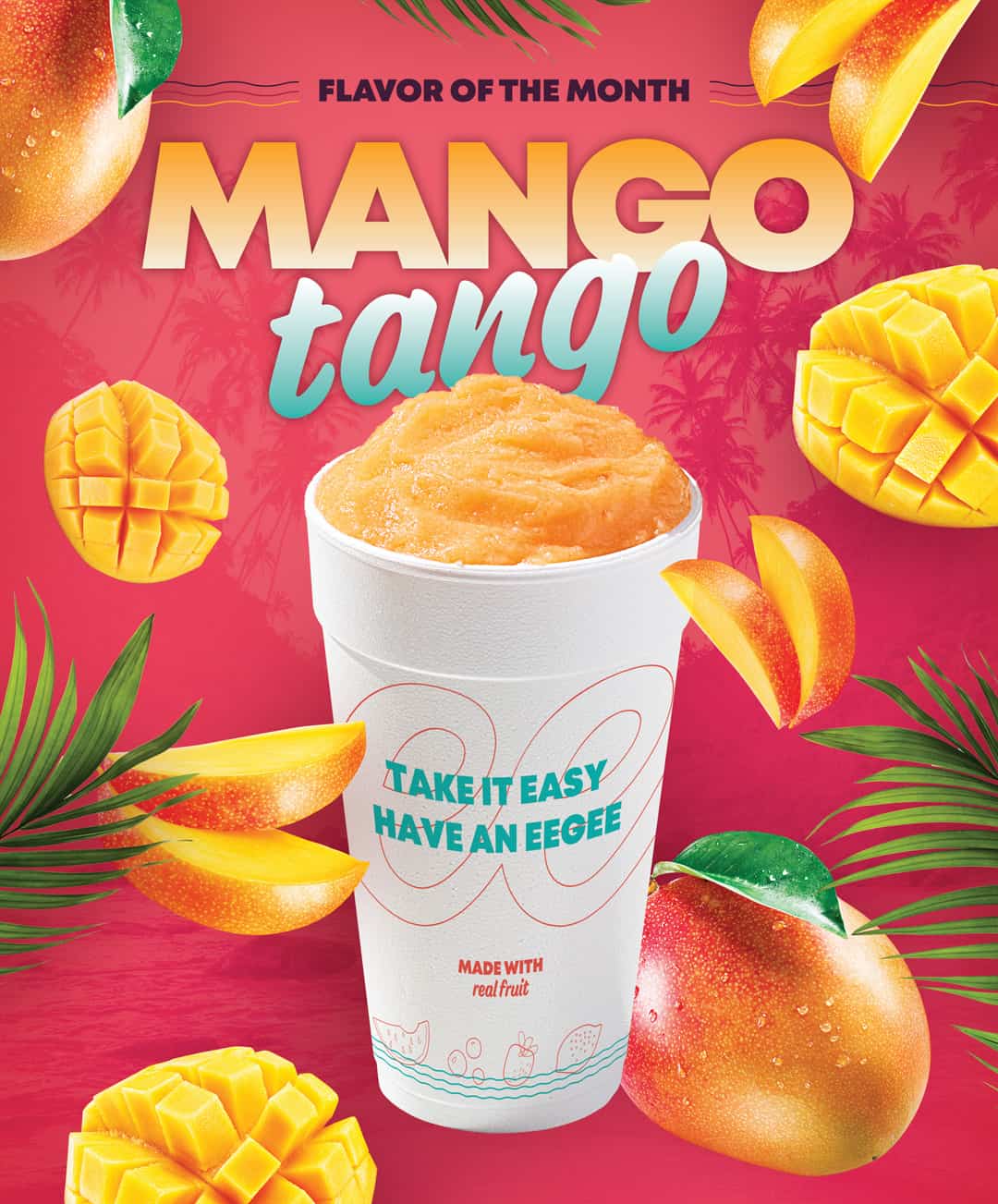 Monthly Restaurant Marketing & Advertising - Mango Tango eegee